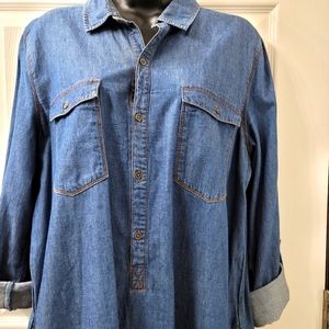 Krazy kat denim jean dress